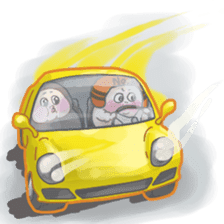 Plump plump ! Moonchi-kun5 sticker #10914534