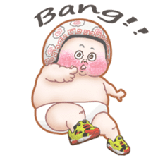 Plump plump ! Moonchi-kun5 sticker #10914535