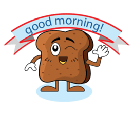 Set of Brown Bread sticker #10914660