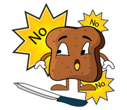 Set of Brown Bread sticker #10914661