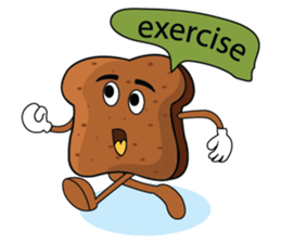 Set of Brown Bread sticker #10914662