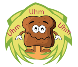 Set of Brown Bread sticker #10914663