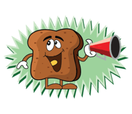 Set of Brown Bread sticker #10914664