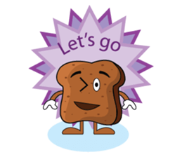 Set of Brown Bread sticker #10914666