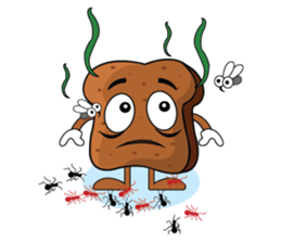 Set of Brown Bread sticker #10914668