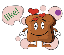 Set of Brown Bread sticker #10914670
