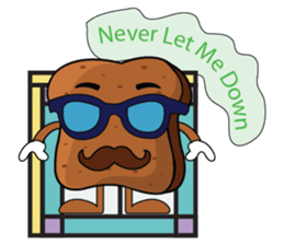 Set of Brown Bread sticker #10914671