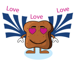 Set of Brown Bread sticker #10914672