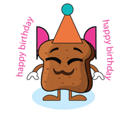 Set of Brown Bread sticker #10914674