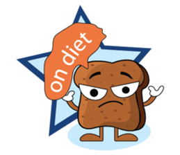 Set of Brown Bread sticker #10914675