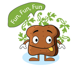 Set of Brown Bread sticker #10914676