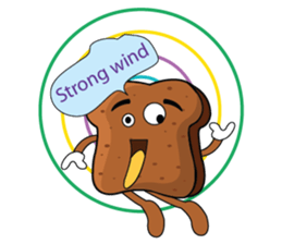 Set of Brown Bread sticker #10914680