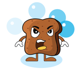 Set of Brown Bread sticker #10914687