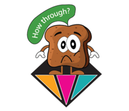 Set of Brown Bread sticker #10914690