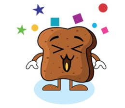 Set of Brown Bread sticker #10914694