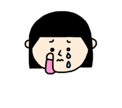 face stamp (Kansai dialect) sticker #10914922