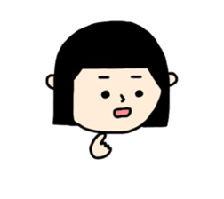 face stamp (Kansai dialect) sticker #10914930