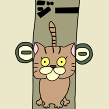 Everyday cat momo2 sticker #10914951