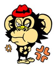 KNOCK OUT MONKEY sticker #10915196