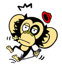 KNOCK OUT MONKEY sticker #10915206