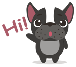 Baby French Bull sticker #10915696