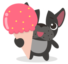 Baby French Bull sticker #10915701