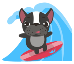 Baby French Bull sticker #10915707