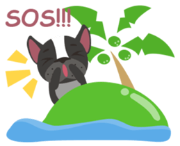 Baby French Bull sticker #10915715