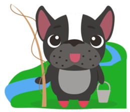 Baby French Bull sticker #10915719