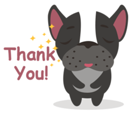 Baby French Bull sticker #10915720