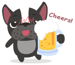 Baby French Bull sticker #10915722