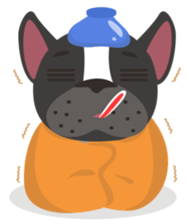 Baby French Bull sticker #10915725