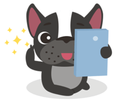 Baby French Bull sticker #10915727