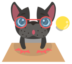 Baby French Bull sticker #10915729