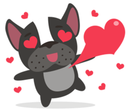 Baby French Bull sticker #10915732