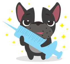 Baby French Bull sticker #10915733