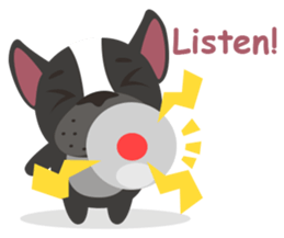 Baby French Bull sticker #10915735