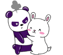 Funny Purple Babie-Panda sticker #10916308