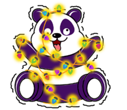 Funny Purple Babie-Panda sticker #10916313