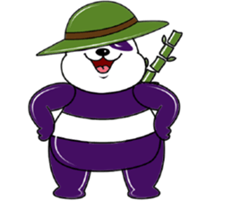 Funny Purple Babie-Panda sticker #10916316