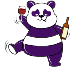 Funny Purple Babie-Panda sticker #10916318