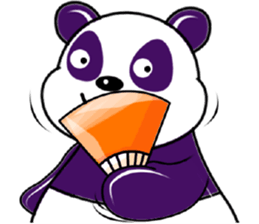 Funny Purple Babie-Panda sticker #10916321