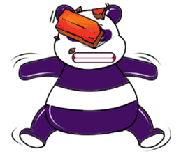 Funny Purple Babie-Panda sticker #10916327