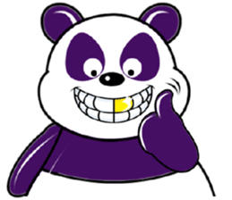 Funny Purple Babie-Panda sticker #10916328