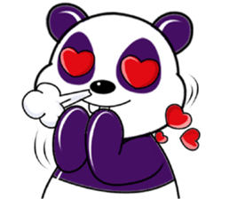 Funny Purple Babie-Panda sticker #10916330