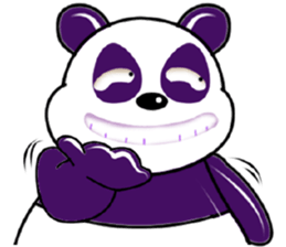 Funny Purple Babie-Panda sticker #10916335
