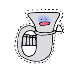 unknown instrument! sticker #10916430