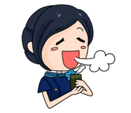 The Flight Attendant's Flight MEMO sticker #10916568