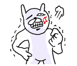 Uzai rabbit. sticker #10917687