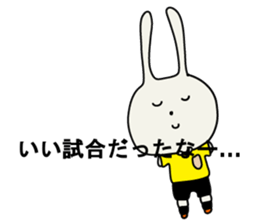 referee rabbit Sticker sticker #10917817